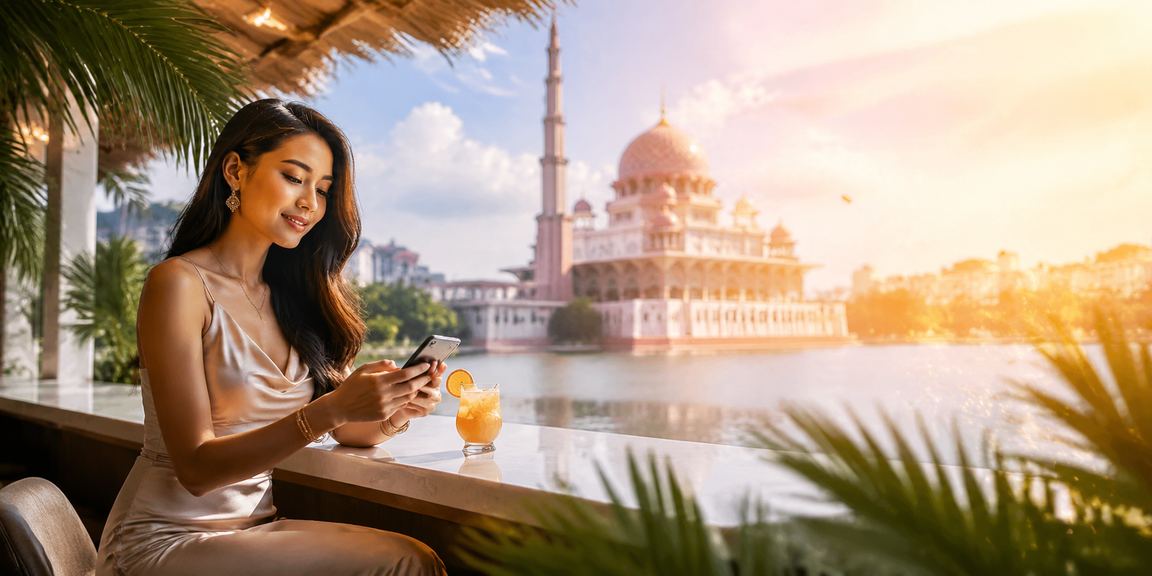 Proses deposit mudah menggunakan telefon pintar di Putrajaya Malaysia